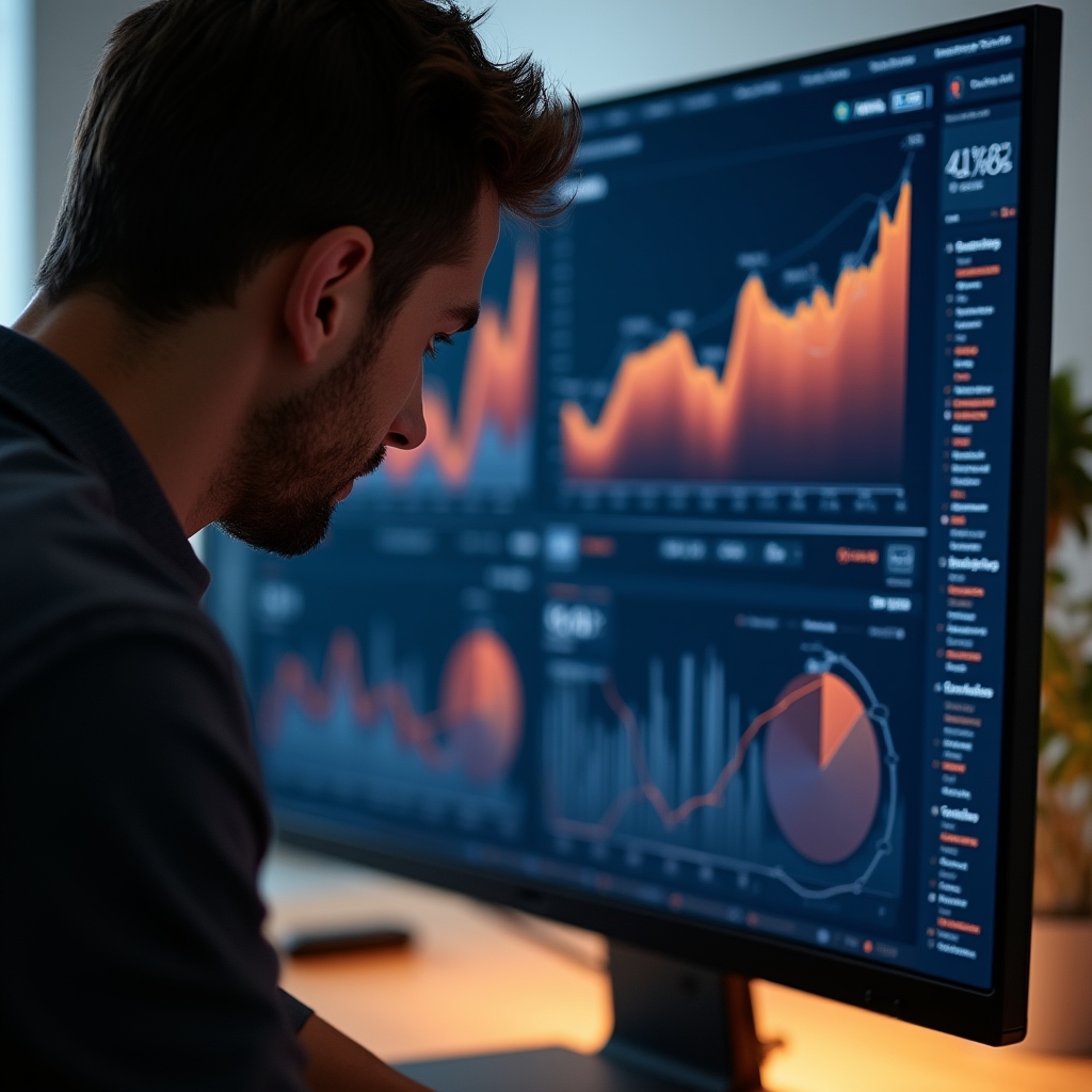 Dashboard aziendale con grafici e metriche di business